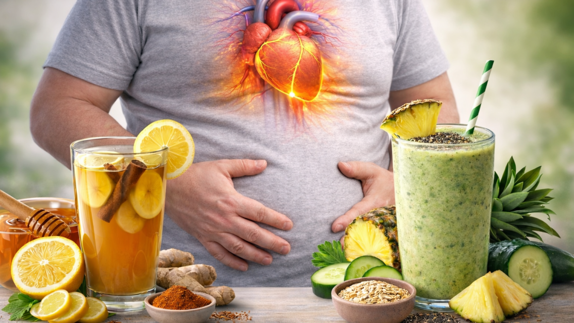 Corazon saludable y bebidas nutritivas 1160x653