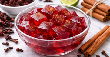 Cubos de gelatina de jamaica 1160x653